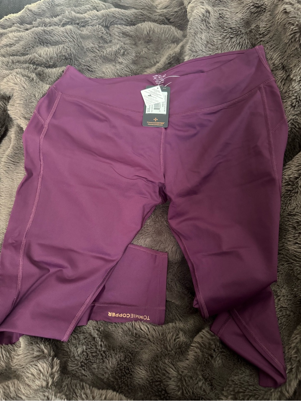 Tommy Copper Women's Purple Performance Leggings